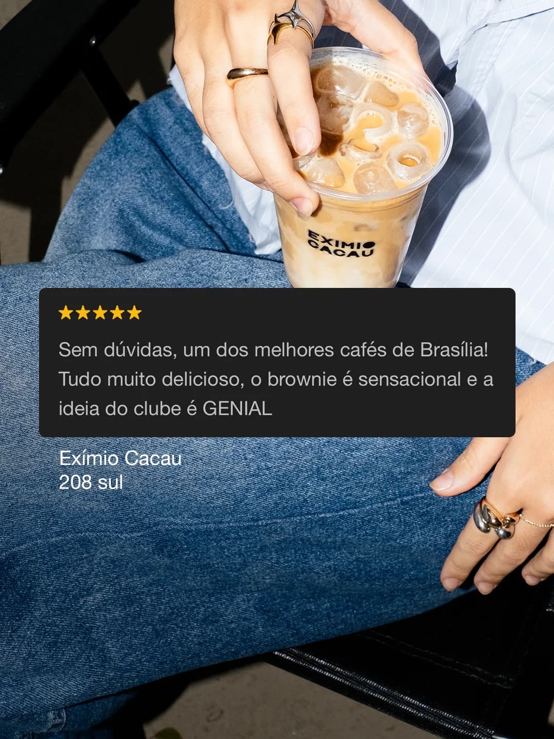 post com depoimento sobre a Exímio Cacau